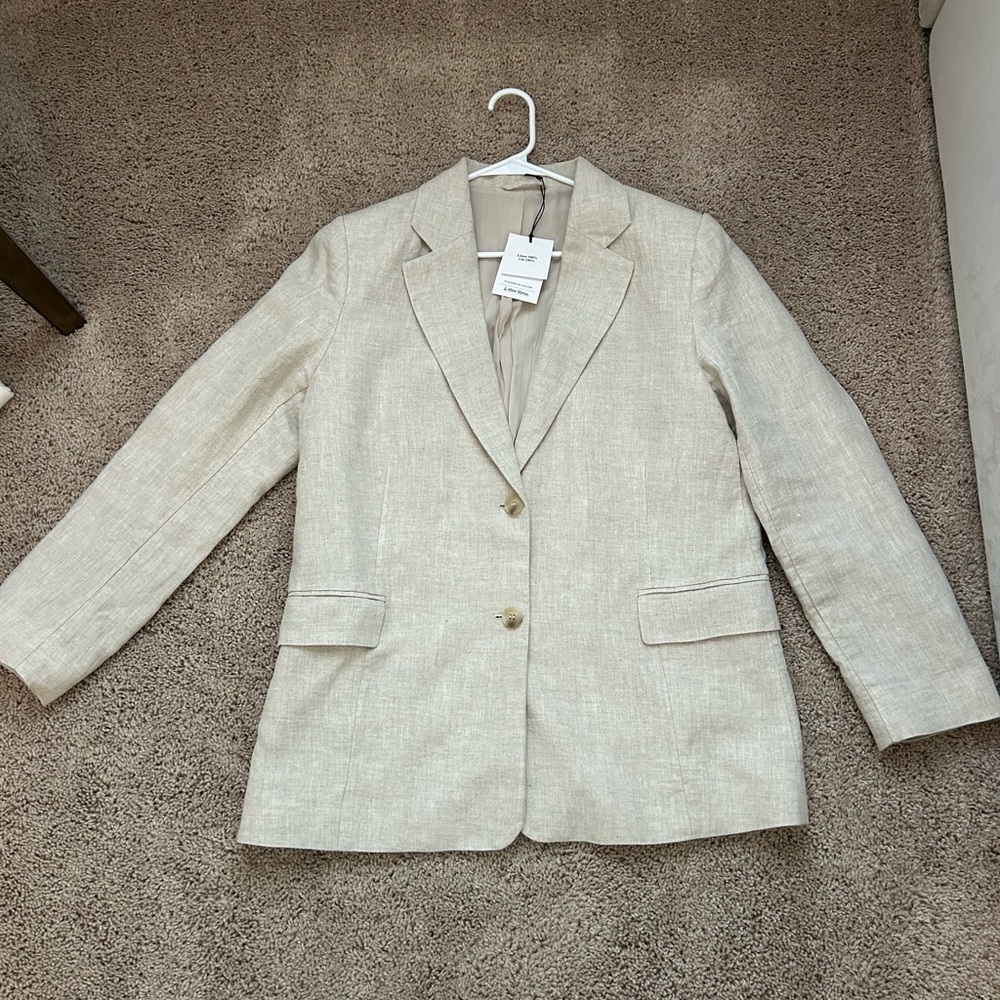 & Other Stories Linen Blazer 12
